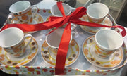 Tazze caffe'con piatt.6pz 6500c home