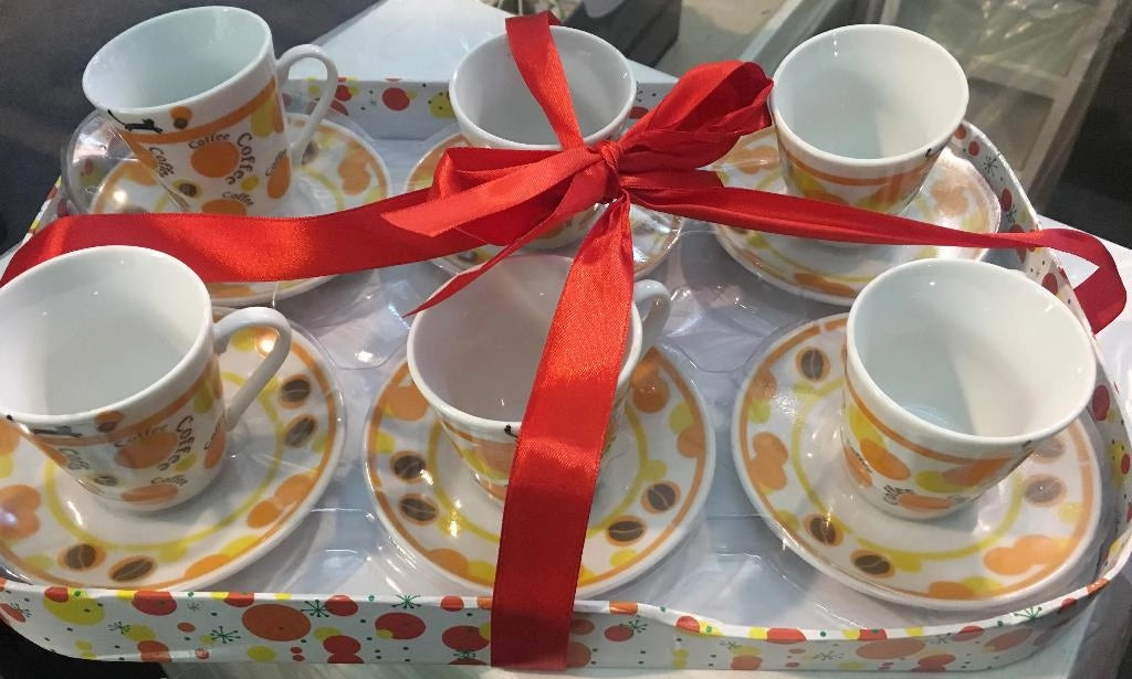 Tazze caffe'con piatt.6pz 6500c home