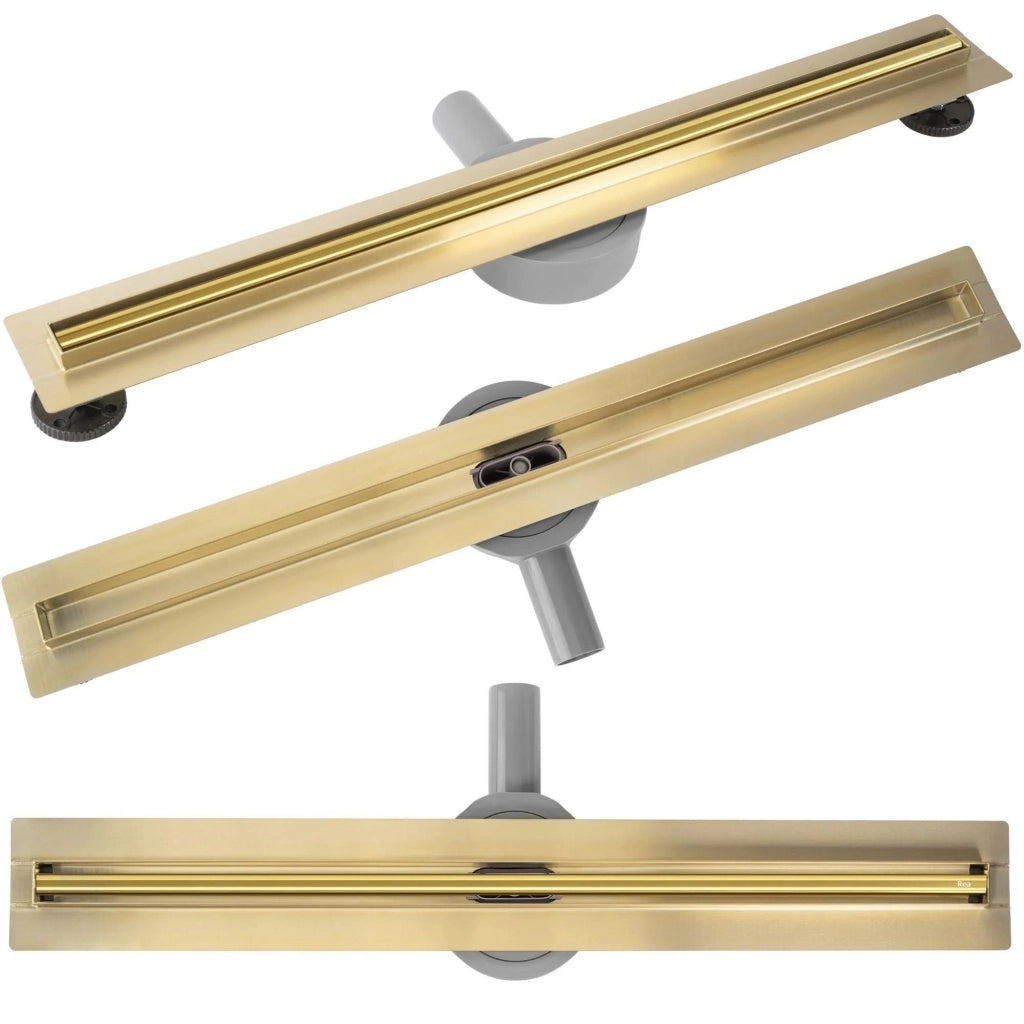 Scarico Lineare Rea Neox Slim Pro Gold 90