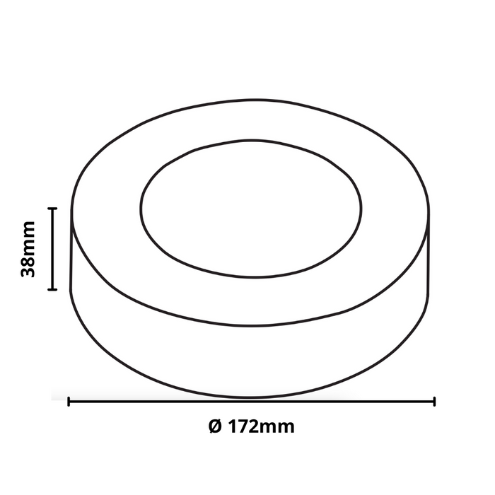 Plafoniera led soffitto 12watt slim tonda alimentatore incluso temperatura 6000k bianco freddo