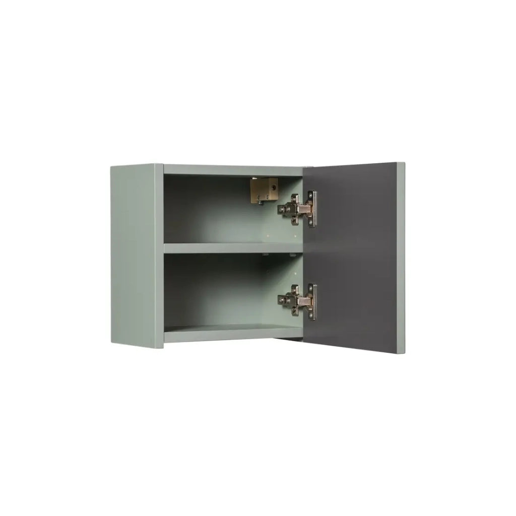 Mobile per il bagno ELVINA – 1 anta – 30x30 cm – Verde salvia pastello – Mobile sospeso