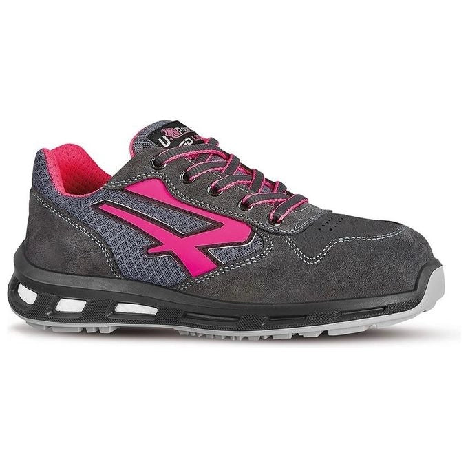 U-Power RL20216 Red Lion Verok Scarpe Antinfortunistiche S1P SRC ESD Puntale Alluminio Donna Taglia 38 colore Grigio Fucsia