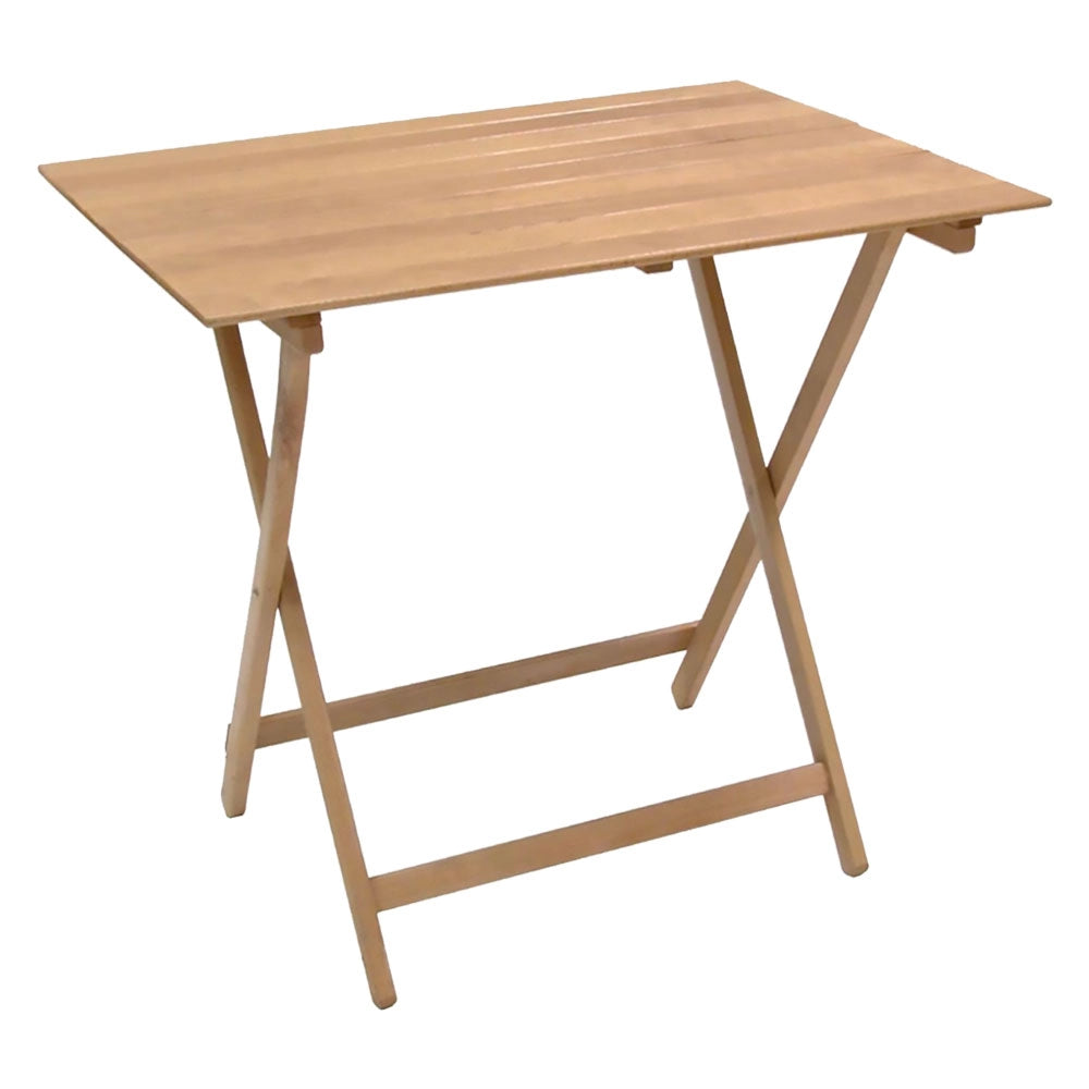 TAVOLO LEGNO PIEGHEVOLE 'PIC NIC' cm 60 x 80 H 75 cm - col.naturale  - BricoGo
