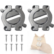 Tavolieri per tavoli da pranzo e mobili, 2 pezzi con maniglia rotativa per connessioni salde di tavole in legno e metallo.