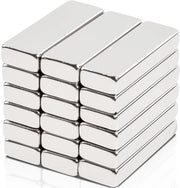 18 pezzi di magnete neodymium extra forti, 30 x 10 x 5 mm magnete piani forti mini magneti magneti piccoli forti magneti rettangolari per lavagna magnetica frigorifero lavagna bianca
