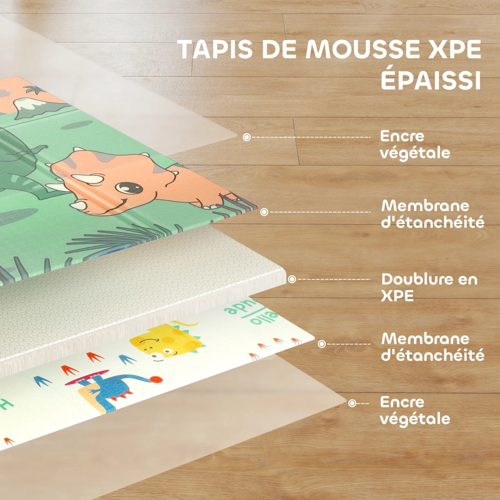 Tapis d'¨¦veil per bambini ¨C zephmum ¨C 196x176x1.5 cm multicolore