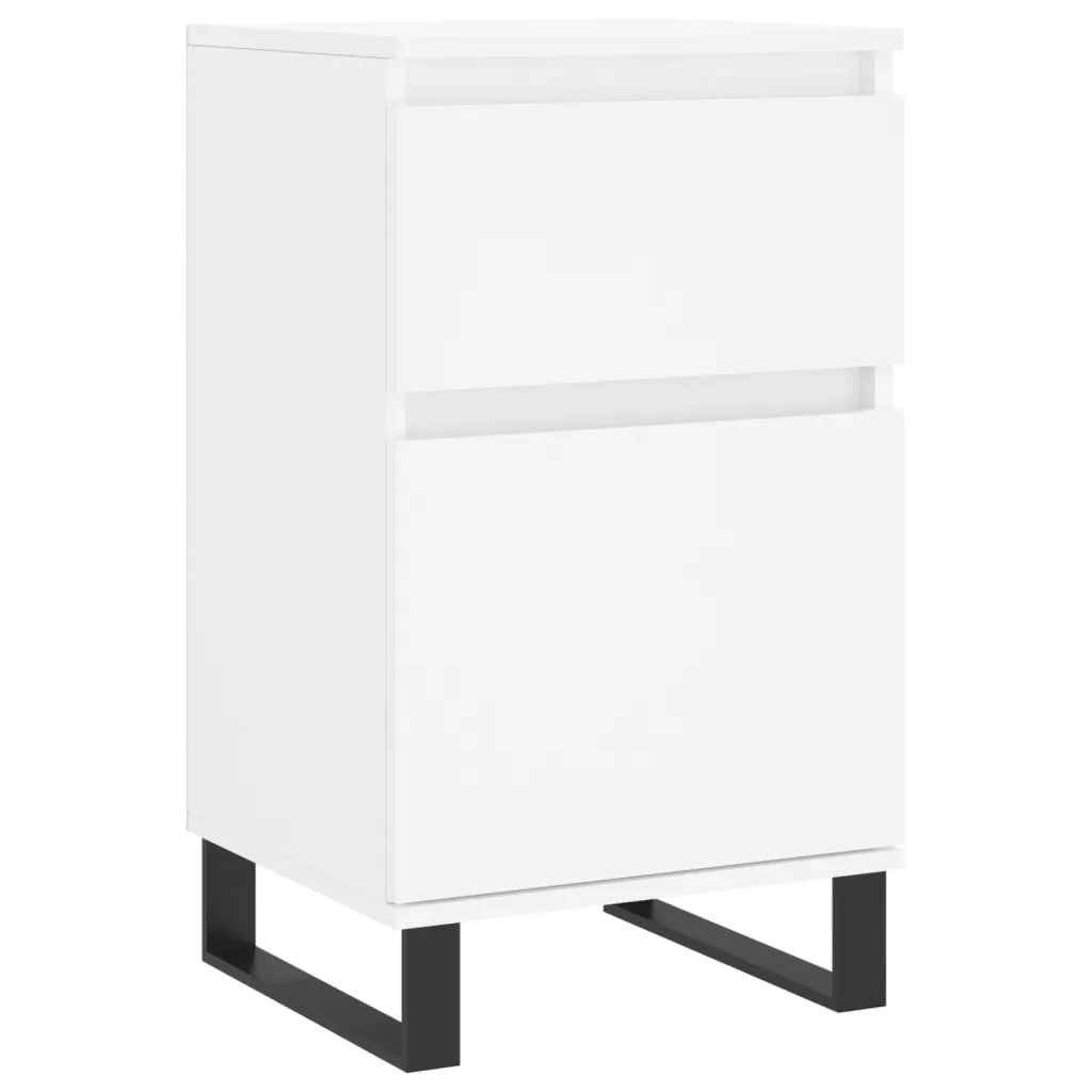 Credenza Bianca 40x35x70 cm in Legno Multistrato 831164