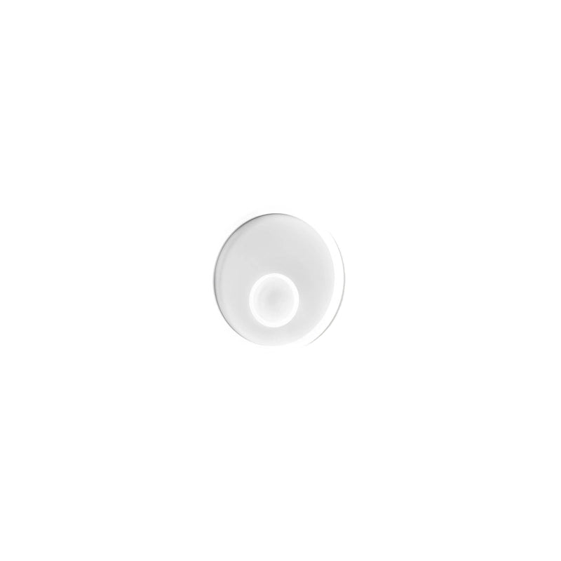 Lampada a soffitto Melania P/P LED 30W 4000K, plafoniera tonda in alluminio bianco, diffusore in metacrilato satinato, IP20, 1600lm - Gealuce