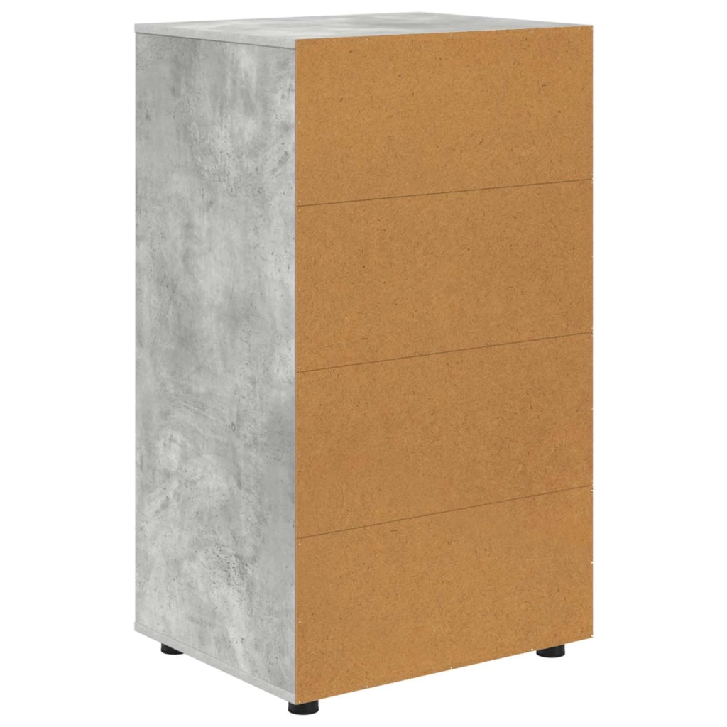 Armadi di Stoccaggio Grigio cemento 60 x 48 x 105 cm 3406238