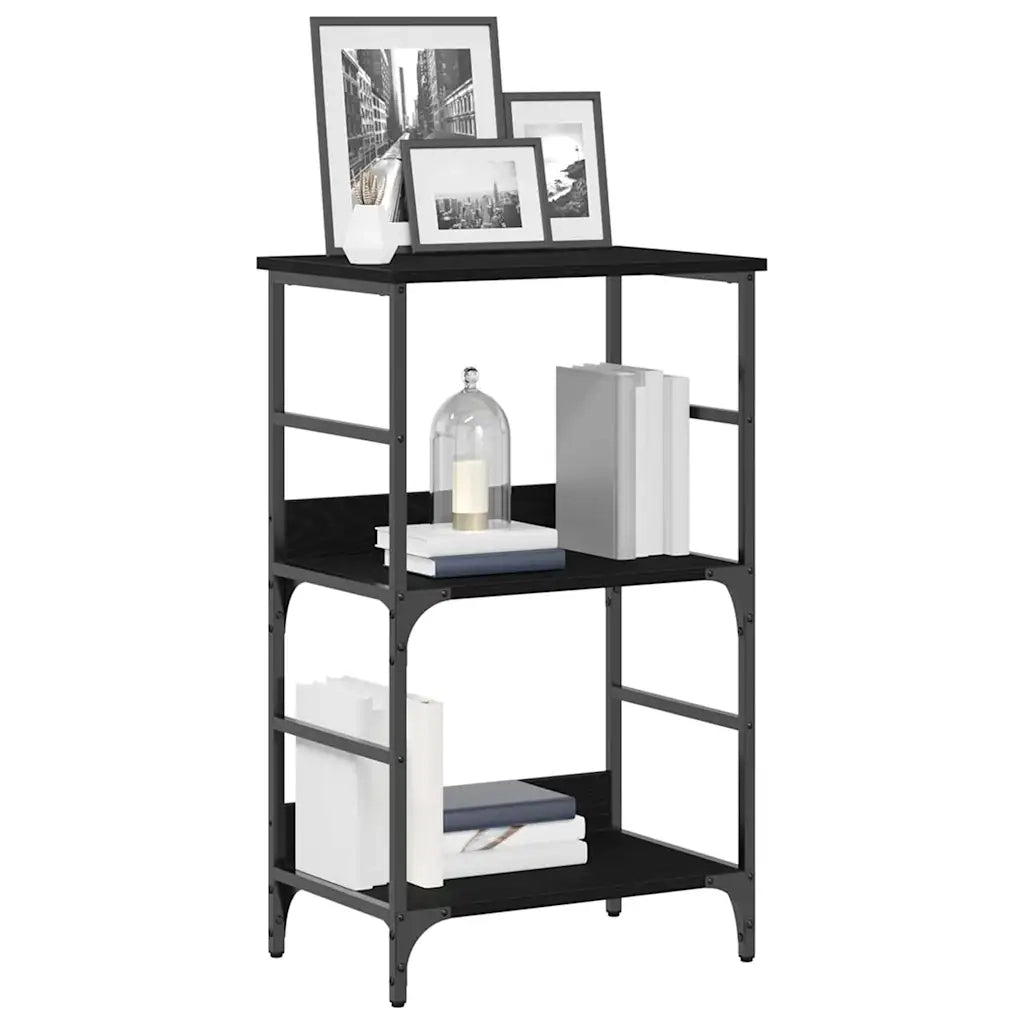 Libreria Rovere Nero 50 x 33 x 82 cm Legno multistrato 863545