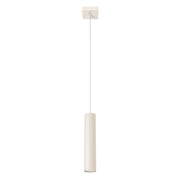 Lampada sospensione moderna beige tubo 30cm GU10 10W