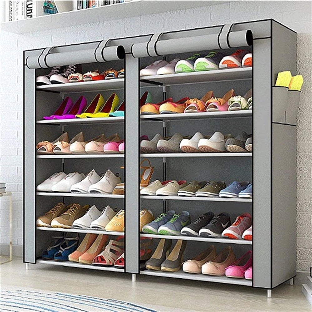Trade Shop - Scarpiera In Tela 6 Livelli Per Soggiorno Corridoio Organizzatore Scarpe Scaffale -
