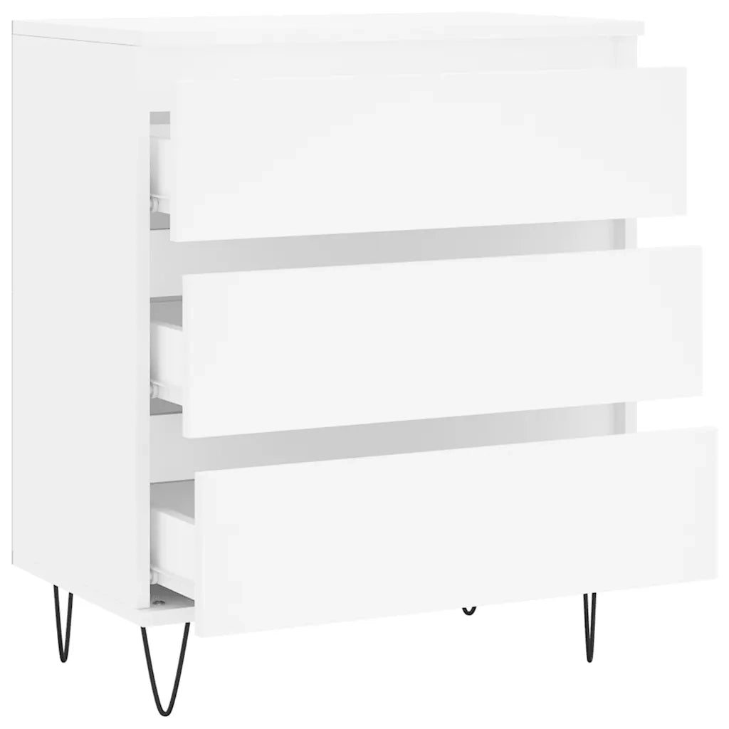 Credenza-Buffet-Armadio da cucina Bianca 60x35x70 cm in Legno Multistrato 915591