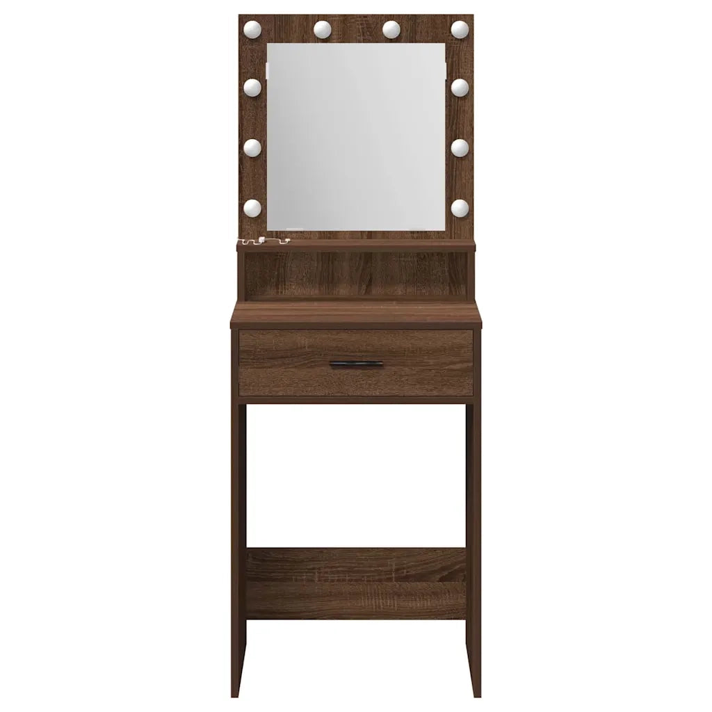 Tavolo da Trucco Rovere Marrone 50 x 41 x 135 cm 865097