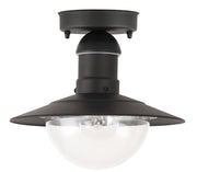 Plafoniera esterna Rabalux Oslo nera E27 IP44 24cm