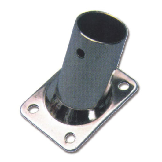 Base in acciaio inox inclinata a 60 gradi diametro mm 25