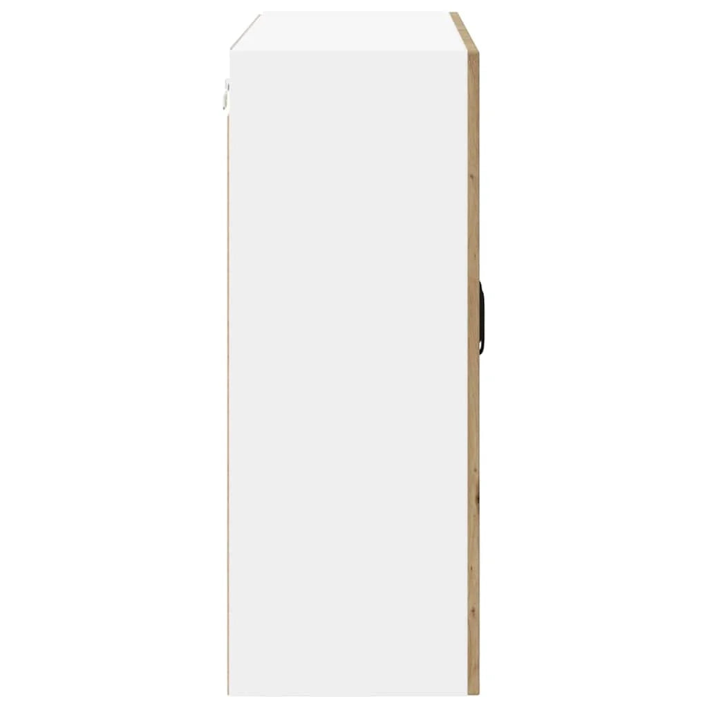 Mobile da cucina moderno e funzionale con pratico spazio contenitivo 80 x 31 x 80 cm realizzato in legno di rovere ingegnerizzato finitura artigianale 02_0054081