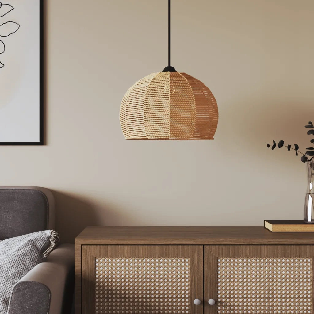 Paralume da Soffitto ?36x26 cm Ferro e Carta CFW4018312
