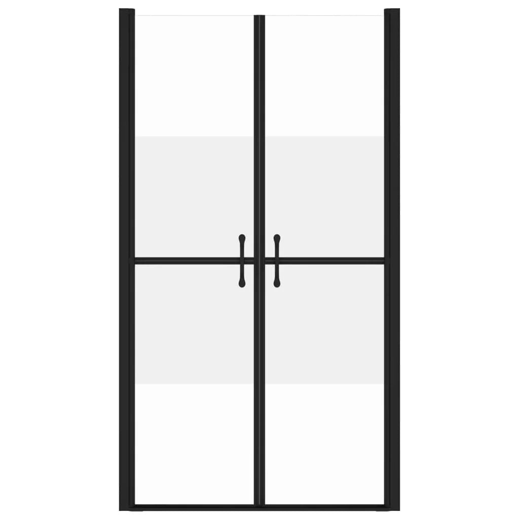 Porta doccia per bagno WC o cabina doccia interna larghezza regolabile ESG (93-96)x190 cm semi-satinata 02_0002060