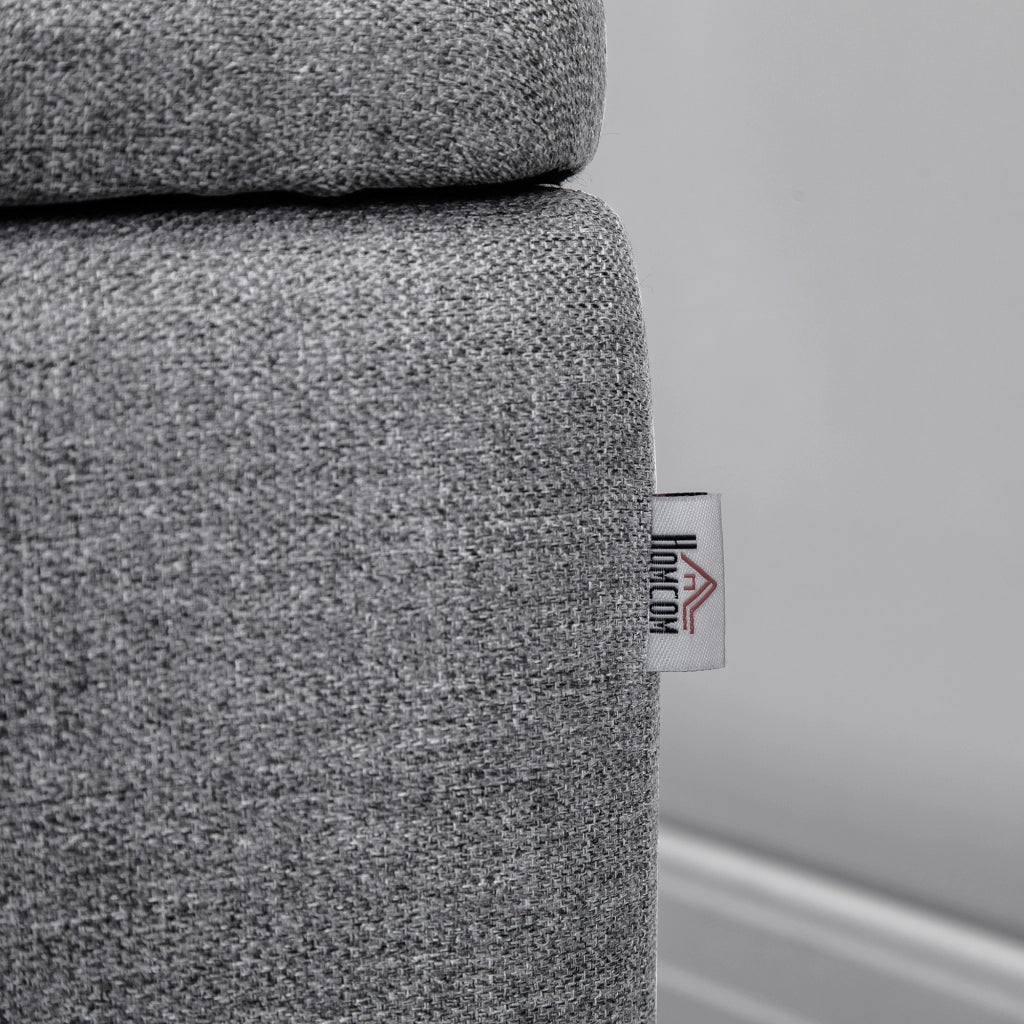 Divanetto con cassetti ¨C zephmum ¨C grigio 102x40x39.5 cm