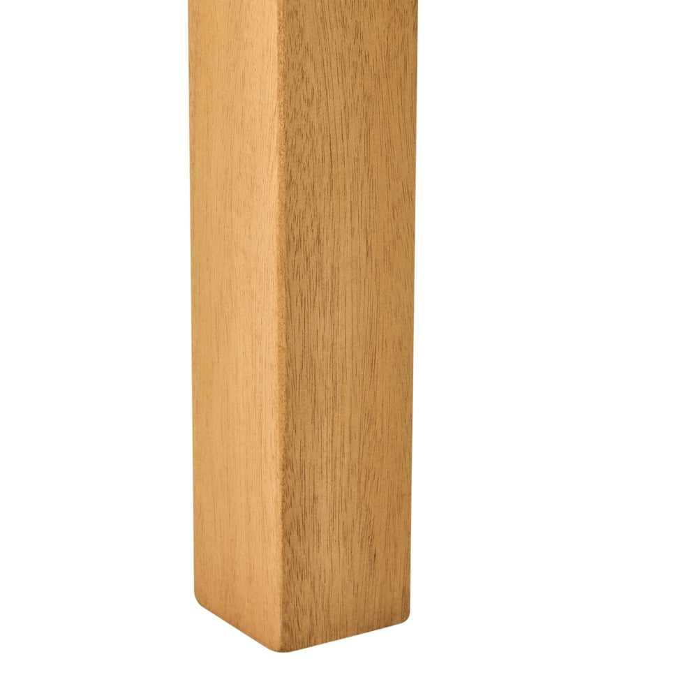 Set di 2 sedie da pranzo in rattan intrecciato con schienale alto per soggiorno colore naturale