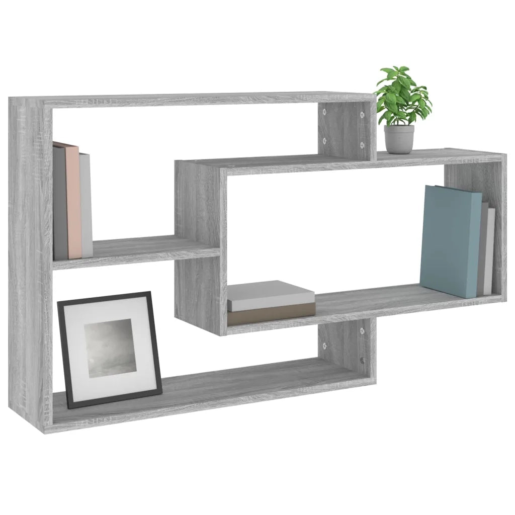 Mensola a Muro Grigio Sonoma 104x20x58,5 cm Legno Multistrato cod mxl 33270