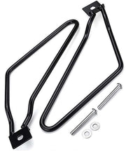 Borse da sella per motocicletta - 2 pezzi - Supporto - Cinghie - Compatibili con XL883/1200 HD1450/1584 - Nero - Borse da motocicletta