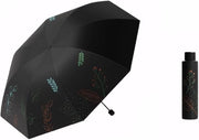 Paraplu compattibile per viaggio UPF50+, progettato per resistere al vento, leggero e unisex.