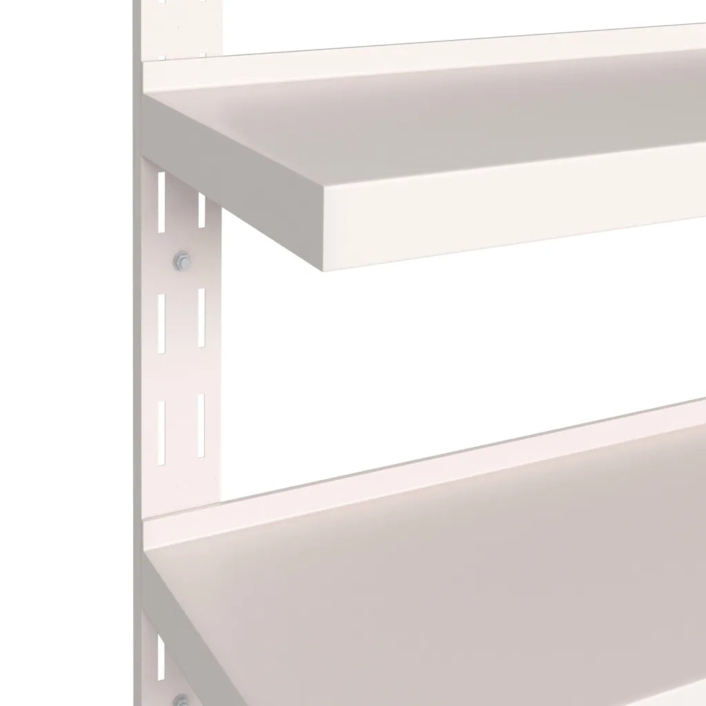 2 pz Mensole | Ripiano | Scaffale Galleggianti a 2 Livelli in Acciaio Inox 200x30 cm