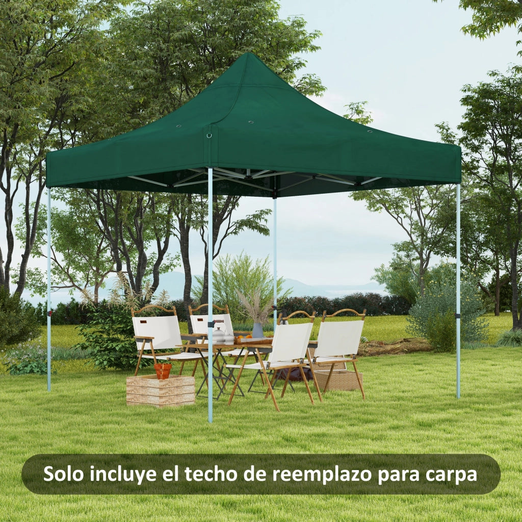 Tenda da Giardino Pieghevole ¨C zephmum ¨C Verde 3x3 m