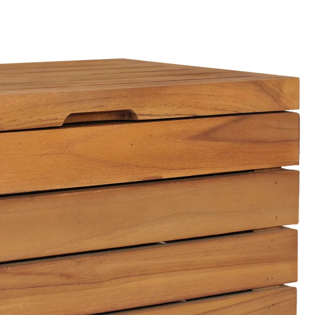 Cesto Portabiancheria 40x30x45 cm in Massello di Teak cod mxl 51533