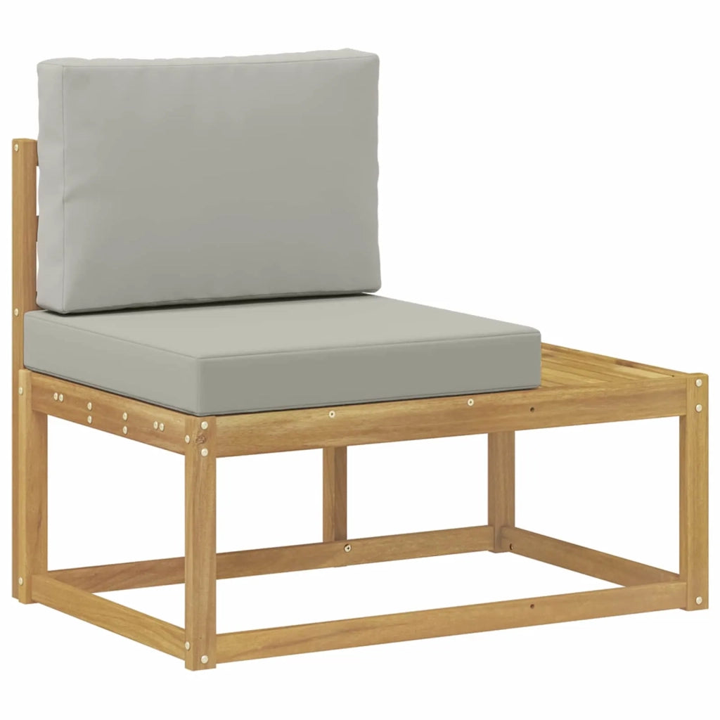 Divano da Esterno con cuscino-Divano da Giardino Bianco 91 x 63 x 73 cm 336062