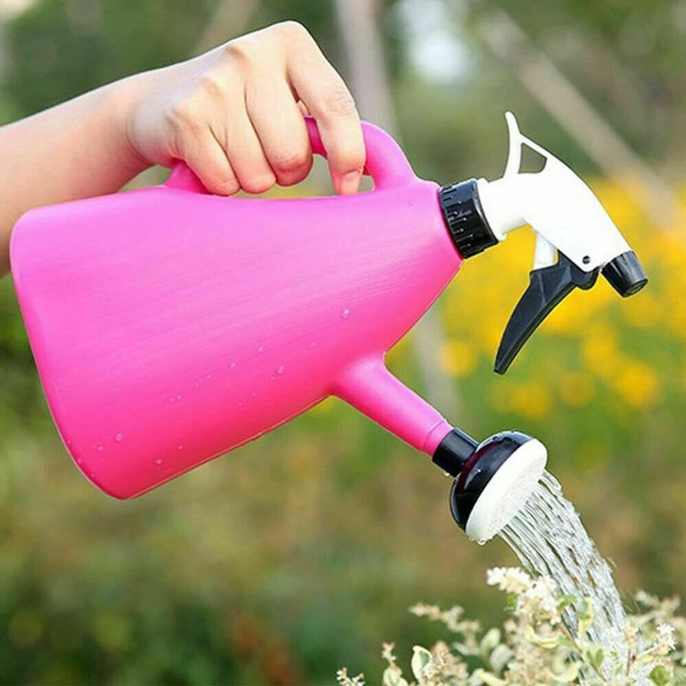 Trade Shop - Annaffiatoio Innaffiatoio 2 In 1 Spray Pressione Regolabile Bottiglia 1.5l 19x25 -