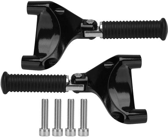 Sosteggi Pedali Posteriori - CNC Alluminio - Adatto per 883/1200 XL 2004-2013 - Duraturo - Facile da installare - Superficie di contatto confortevole - Sosteggi Pedali Motore
