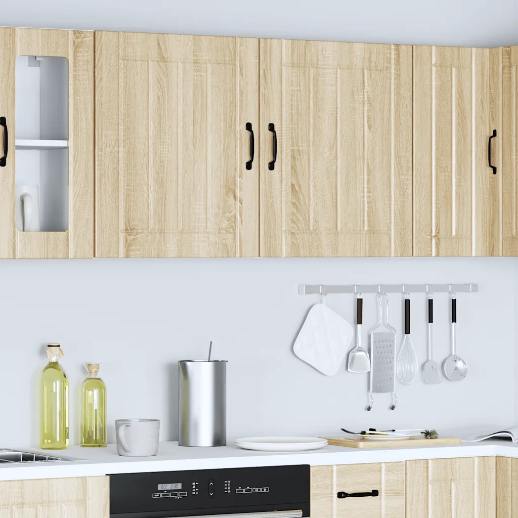Pensili da cucina 2 pz Lucca in Legno Multistrato Rovere Sonoma 853804