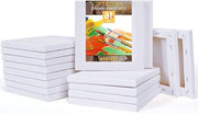 Set di tela da spessore - 16 pezzi - 15 x 15 cm - per dipinti ad acrilico e olio tela da pittura grande