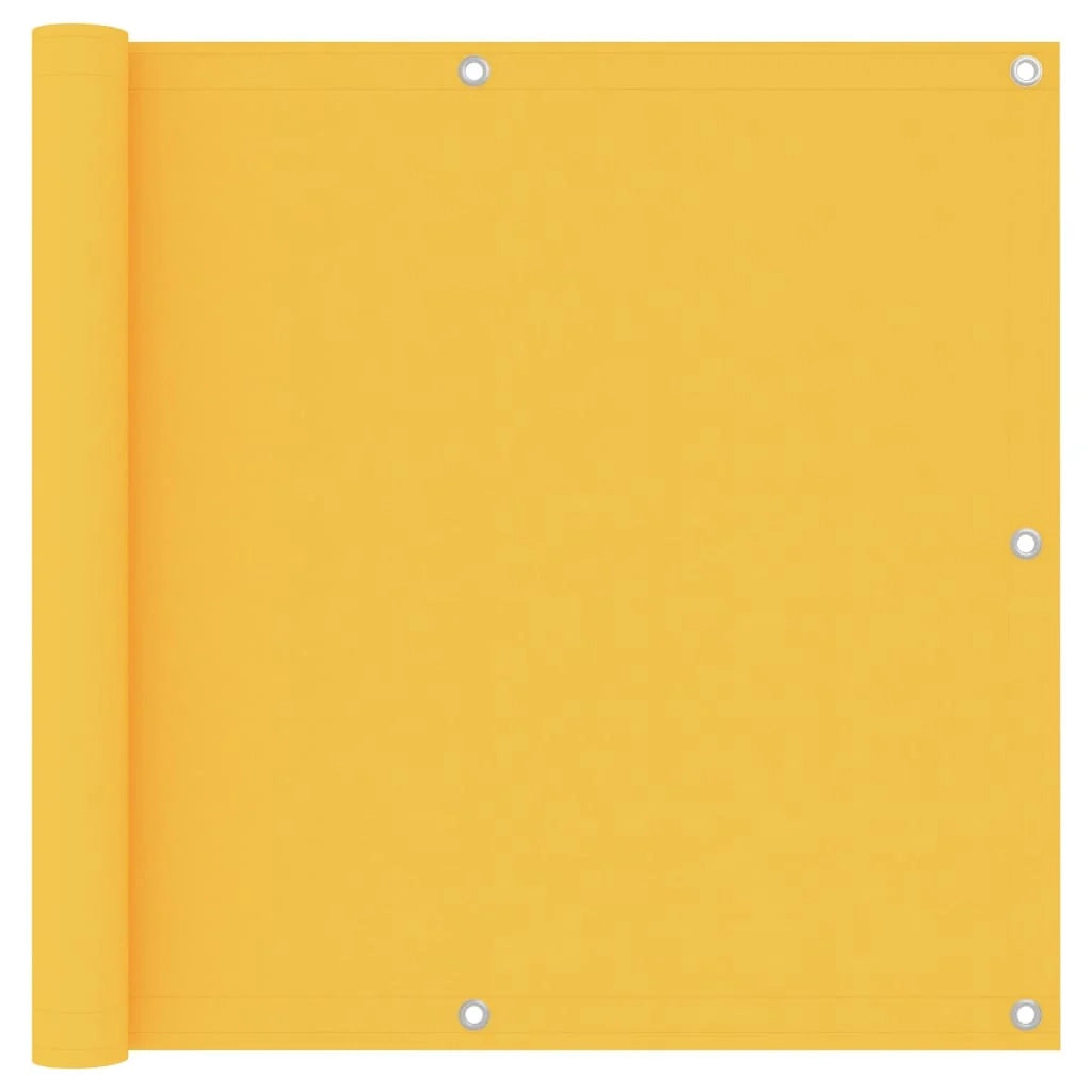 Schermo per balcone schermo per la privacy 90 x 300 cm tessuto Oxford giallo 02_0010200