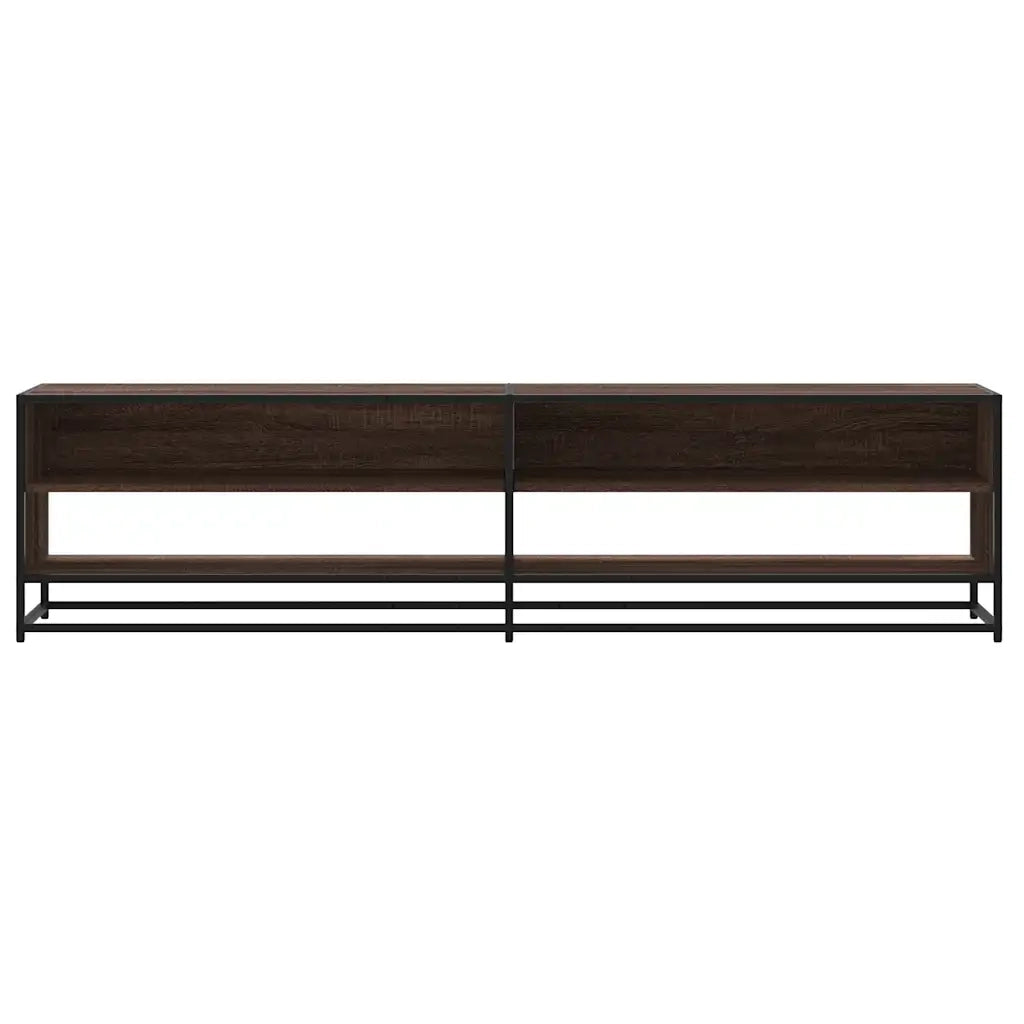 Mobile Porta TV Rovere Marrone 180,5x40x46 cm in Truciolato 3300804