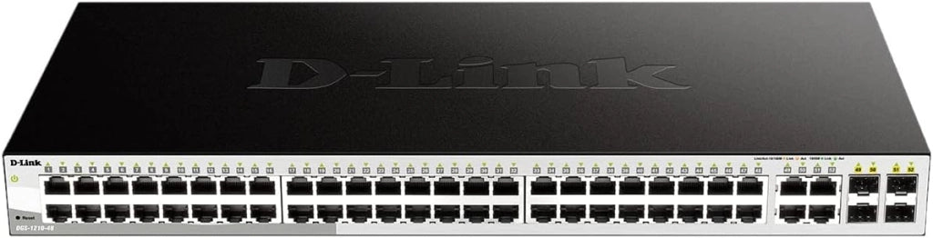 D-Link DGS-1210-28P/E Smart+ Switch Gestito, 28 Porte Gigabit, PoE - Solo cavo di alimentazione UE