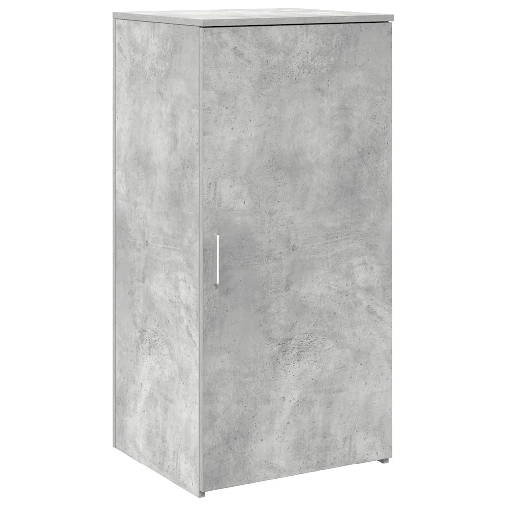 vidaXL Banco Reception Grigio Cemento 155x50x103,5cm Legno Multistrato