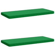 Cuscini per Panchina a 2 Pezzi VUGHT 2 pz 100% Poliestere Verde 951847