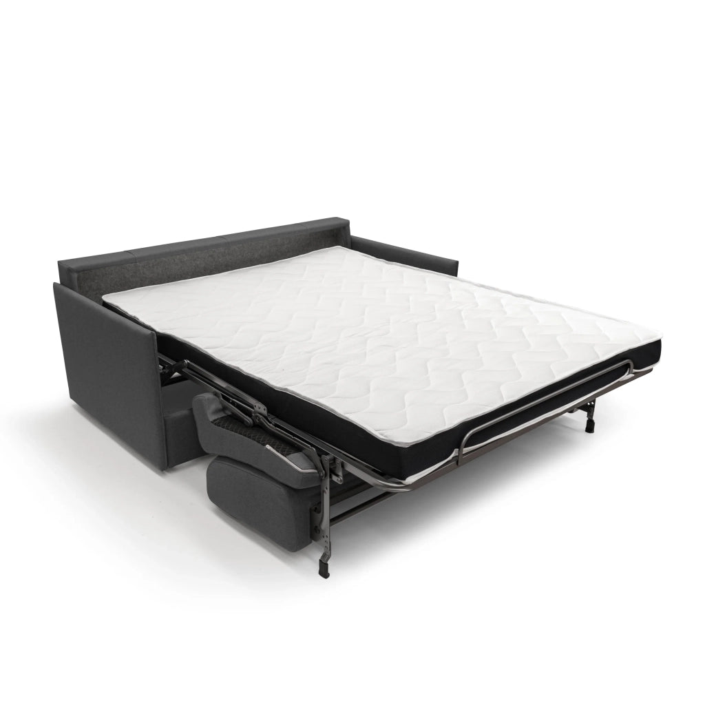 Evans Divano letto matrimoniale in tessuto impermeabile T13 189 cm (mat. 160x197) antracite