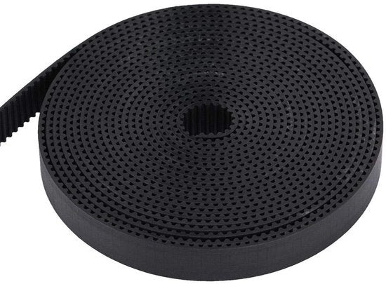 Cavo di trasmissione in gomma 10 mm di diametro - Lunghezza 3 m - Professionale - Resistente allo shock - Adatto per RepRap/Pursa i3/Anycubic/Ender 3 - Cavo a denti