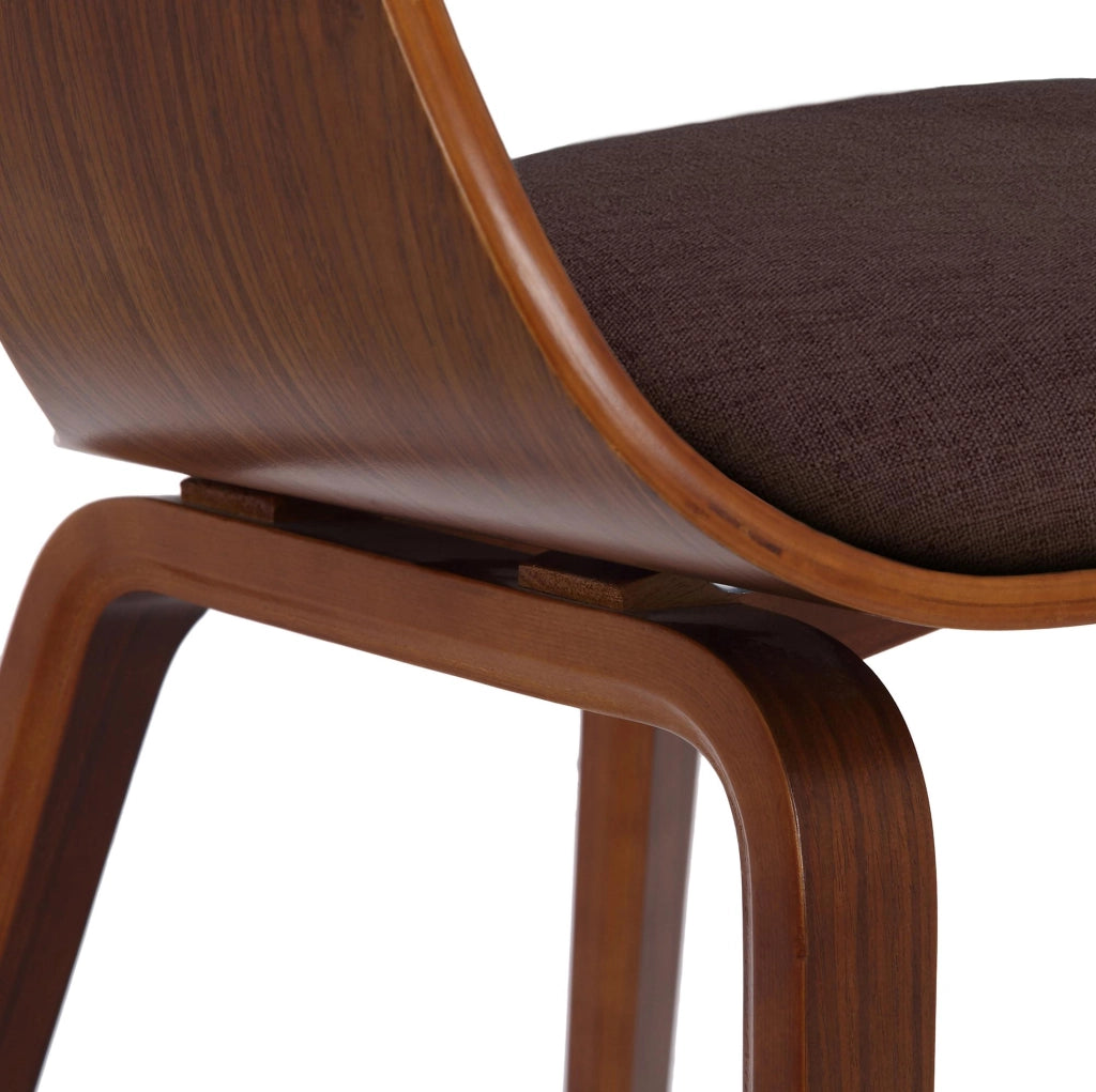 Sedia Kingston in Tessuto Noce/marrone
