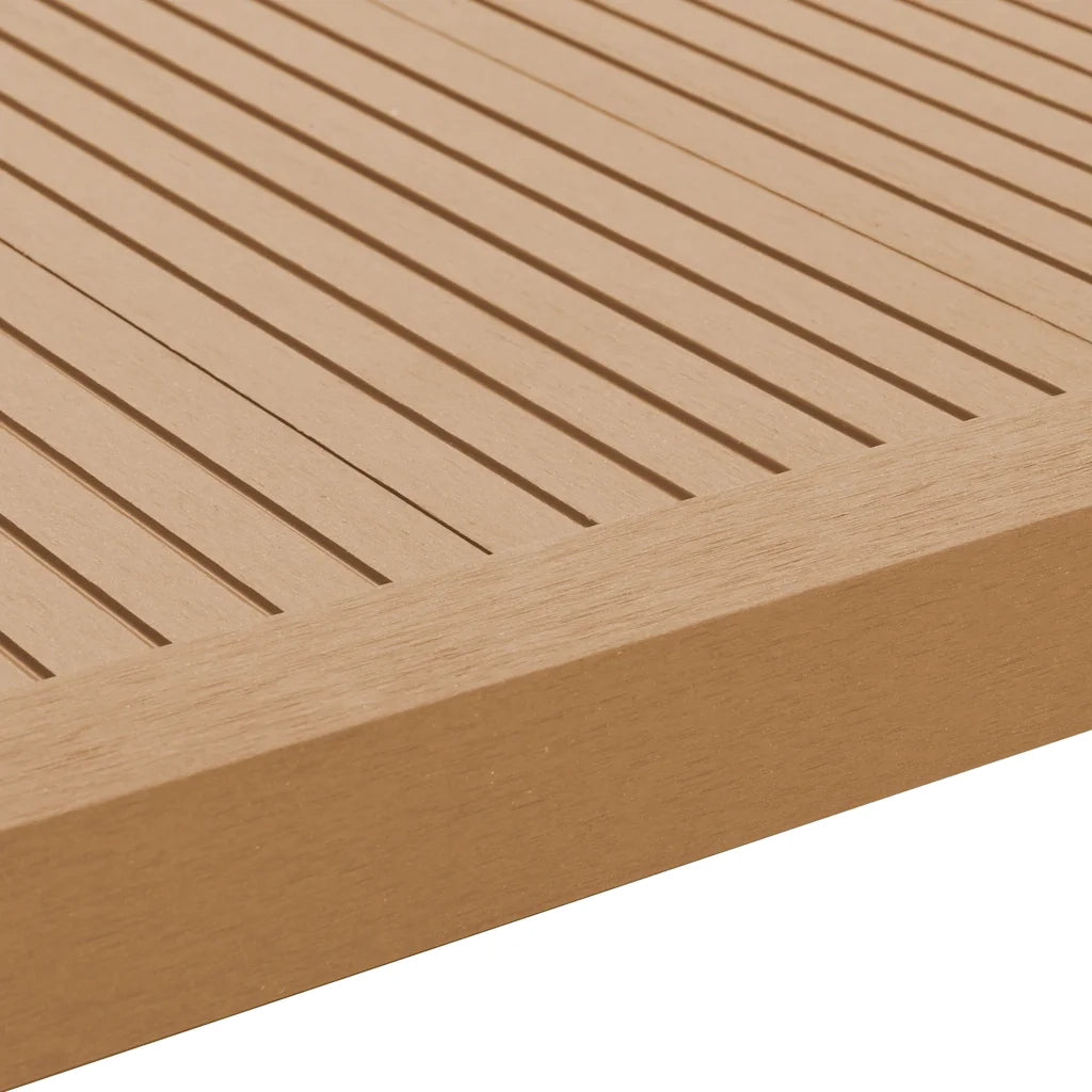 Profili Angolari per Decking in WPC  5pz 170cm Colore Teak cod mxl 46765