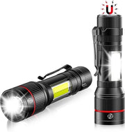 Lanterna Militare - Lanterna LED Ricaricabile - Multi Funzione - Impermeabile - per Casa, Campeggio, Emergenze