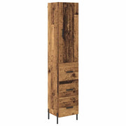 Credenza | Madia | Buffet da pranzo | Armadio da pranzo Legno vecchio 34,5 x 34 x 180 cm Legno multistrato