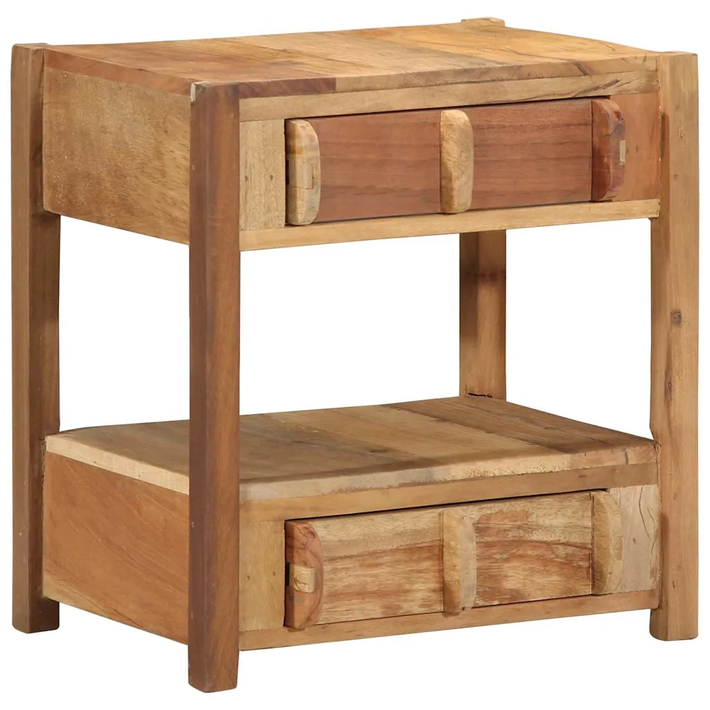 Tavolino Marrone 43 x 32 x 46 cm Legno Recuperato Massello 4019625