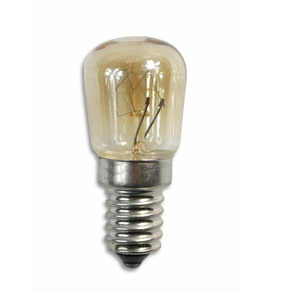 Trade Shop - Lampadina Alogena 25 Watt Forno E Cappa E14 Luce Calda 2700k Max 300°c E14-08 -