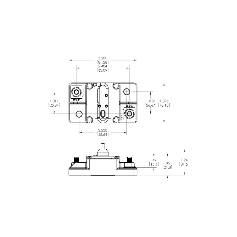 MAGNETOTERMICO A FILO 120A